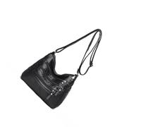 AMSLSIU 2023 Trend Womens Bag - Sac à bandoulière de et à la mode pour les attractions touristiques PU pour femmes adultes Sacs pour femmes, noir, 1