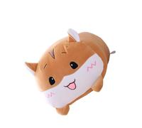 AMSLSIU 20cm Animal Kawaii Peluche Jouet Panda Hamster éléphant cerf Peluche Style Mignon poupée étreinte Oreiller Chaise Cadeau d'anniversaire, Hamster Jaune