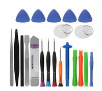 AMSLSIU 21 pièces/Ensemble Outil de réparation d'ouverture écran LCD Multifonctionnel démonter Tournevis Kit de Ventouse électronique