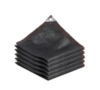 AMSLSIU 4x5M Noir Parasol Plante Maille Pare-Soleil Gazebo extérieur Filet Filet avec œillets Couverture Cour Piscine