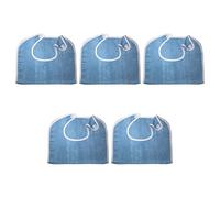 AMSLSIU 5 pièces bavoir manger fait facile écologique lavable aides à l'alimentation bavoir Polyester réutilisable d'alimentation manger vêtements