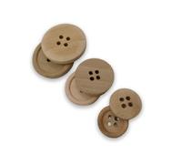 AMSLSIU 50 pièces vêtements couture bois bouton à la main pull manteau boutons fourniture pour couture Scrapbooking