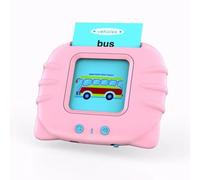 AMSLSIU ABS Parlant Carte Flash 380mAh éclairant Portable Bouton contrôle éducation préscolaire Enfant en Bas âge Apprentissage Jouet