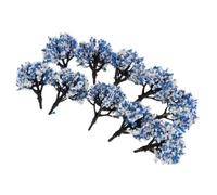 AMSLSIU Accessoire Polyvalent pour la création de décors paysagers à Faire soi-même : 10 Arbres pour modélisme ferroviaire, Compatible avec pour Tous Types de réseaux, à l'échelle 1/1200,