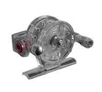 AMSLSIU Accessoires de pêche sur Glace avec Moulinet à Roue permettant pour aux pêcheurs de pratiquer la pêche sur Glace de manière Pratique. Moulinets, Gris, Petit