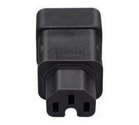AMSLSIU Adaptateur IEC320 C20 vers C15 : Faible résistance et pour Bonne conductivité pour Une efficacité maximale. Fiche de Conversion à Faible résistance et pour Bonne