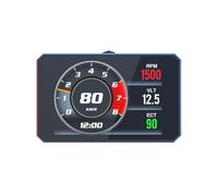 AMSLSIU Affichage numérique tête haute : temps de conduite, codes défauts moteur, effacement des codes défauts, alarme de basse tension, nouveau mode performance d'accélération, test performance