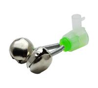 AMSLSIU Alarmes d'appâts de pêche de Nuit en métal Tige d'océan Cloche Eau mer Eau Douce salée Alerte Morsure Accessoires d'équipement