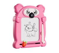 AMSLSIU Amusant à l'arrière de la Planche à Dessin Double Face pour Enfants pour assurant durabilité et longévité. ABS de sécurité , Rose