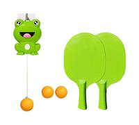 AMSLSIU Appareil d'entraînement de Coordination Main-œil, entraîneur de Tennis Table Portable pour la Pratique en intérieur des Enfants, pour l'interaction Parent-Enfant, à Suspendre en intérieur