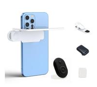 AMSLSIU Appareils Photo à Objectif Miroir des Reflets époustouflants Partout, Miroir en Verre HD Pliable et réglable, Photographie sur Smartphone, pour, Blanc