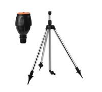AMSLSIU Arroseur Rotatif, trépied télescopique d'irrigation de Jardin, Support Triangulaire réglable, arrosage en Acier Inoxydable
