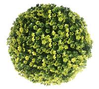 AMSLSIU Artificielle Plante Boule En Plastique Topiaire Oeuvre Suspendue Décoration Scène Mise En Page Mini Boules D'herbe Ornements De Mariage, Jaune