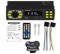 AMSLSIU Autoradio Bluetooth-Compatible Lecteur MP3 positionnement Mains Libres USB pour Aux APP Support pour téléphone Portable Audio stéréo Tuner