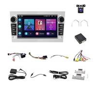 AMSLSIU Autoradio Full HD 1080P équipé d'une Commande au Volant avancée Apprentissage du Volant Haute définition 1080P, Argent, 2+32G