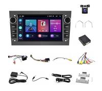 AMSLSIU Autoradio Full HD 1080P équipé d'une Commande au Volant avancée Apprentissage du Volant Haute définition 1080P, Gris, 2+32G