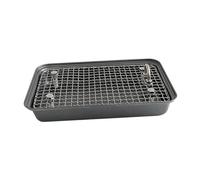 AMSLSIU Bac à litière pour l'apprentissage de la propreté chez Les Chinchillas : Robuste et Durable, idéal pour l'éducation des Petits Animaux. Ce bac à litière pour Lapins est équipé d'une Grille.