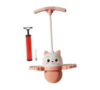 AMSLSIU Balle de Saut Pogo, Planche d'équilibre Robuste pour Exercices d'extérieur, idéale pour s'amuser et se Remettre en Forme. Permet d'améliorer sa capacité à Sauter en Hauteur, Rose