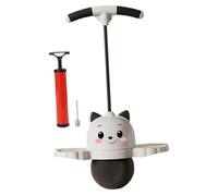 AMSLSIU Balle de Saut Pogo, Planche d'équilibre Robuste pour Exercices d'extérieur, idéale pour s'amuser et se Remettre en Forme. Permet d'améliorer sa capacité à Sauter en Hauteur, Blanc