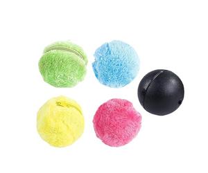 AMSLSIU Balle Interactive à défilement pour Chien dans pour Tous Les endroits où Les Animaux Peuvent Jouer Partout où Ils Le souhaitent, Durable et Facile à Mordre pour Animaux de Compagnie.