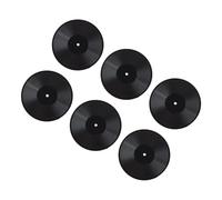 AMSLSIU Banc pour Maison de poupée, disques vinyles décoratifs pour Maison de poupée, pour revitaliser n'importe Quel Espace et Apporter de la gaieté pour , Noir , 5 cm