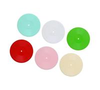 AMSLSIU Banc pour Maison de poupée, disques vinyles décoratifs pour Maison de poupée, pour revitaliser n'importe Quel Espace et Apporter de la gaieté pour , Couleur Unie , 5 cm