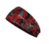 AMSLSIU Bandeau Camouflage Sports Head Band Respirant Large Antidérapant Headwear Bandeaux Wrap pour Sporting Gym Running, Tapez 5