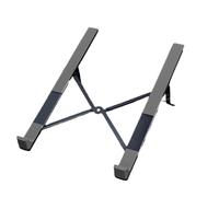 AMSLSIU Base de Refroidissement Pratique avec Structure mécanique en Triangle pour Une Frappe Confortable, Support Stable en Alliage d'aluminium, H-Gris foncé