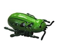 AMSLSIU Bataille Bugs Jouets À Piles Électronique Simulation Animaux Décor À La Maison Coccinelle Jouet Éducatif Jardin en Plein Air , Vert