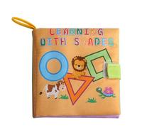 AMSLSIU Bébé Tissu Livre Infantile activité éducative Maison Parent-Enfant interactif activités d'apprentissage Jouets Accessoires, Géométrie