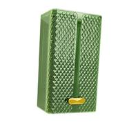 AMSLSIU Boîte à mouchoirs fonctionnelle et élégante pour salle de bain - Rangement pratique pour mouchoirs et serviettes - Boîte distributrice de - de rangement pour de, Vert, 21.5 x 12.5 x 10.2 cm