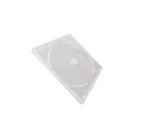 AMSLSIU Boîtiers CD transparents avec double compartiment léger, solution de rangement idéale pour les collections de disques. Boîtiers CD transparents standard pour DVD.