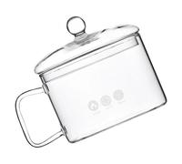 AMSLSIU Bol transparent pour la cuisson des ramen avec couvercle, indispensable pour de délicieuses préparations de nouilles et une créativité culinaire.