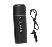 AMSLSIU Bouilloire électrique 12V/24V grande capacité, noir, 7 x 22.5 cm