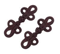 AMSLSIU Boutons à nœud chinois élégants et faciles à coudre, parfaits pour les cardigans, les capes, les costumes Tang et les vêtements de Pour tous les jours. Ces boutons, Café