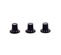 AMSLSIU Boutons d'ampli de guitare de style Boutons à jupe Capuchons potentiomètre volume anti-dérapage Accessoires guitare pour amplificateurs pots d'arbre 6 mm