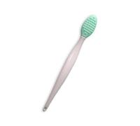 AMSLSIU Brosse à lèvres femme accessoires tampon en poudre de Silicone dissolvant de comédon outils nettoyage du visage outils retrait faciles à saisir brosses exfoliantes, Vert