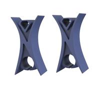 AMSLSIU Butée pour archet, accessoire indispensable pour violon. Le paquet comprend deux butées. Accessoires pour débutants et étudiants. Cordes d'orchestre. Pince, bleu marine, 1.3 x 1. x cm
