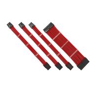 AMSLSIU Câble d'alimentation d'extension Boîtier PC Connecteurs à Manches Alimentation Nylon Coffre-Fort Utile Léger Cordon résistant à l'usure