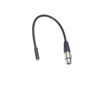 AMSLSIU Câbles Pour micro XLR femelle vers XLR mâle fiables, avec interface 35 mm, fil de cuivre sans oxygène plaqué or, câble d'interconnexion audio stéréo.