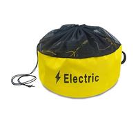 AMSLSIU Camping-car camping-car tuyau sac de rangement respirant cordon maille poche Camping randonnée voyage articles divers Cargo organisateur , Jaune