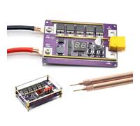 AMSLSIU Carte de contrôle de soudage PCB Portable réglable 99 vitesses bricolage plaque d'acier inoxydable contrôleur soudeuse par points Machine soudure, Type 2