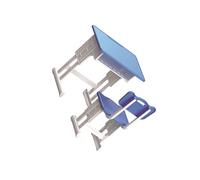 AMSLSIU Chaise Miniature pour Maison de poupée : embellit Le décor d'une Maison de poupée à l'échelle 1/12 et Offre Un Jeu interactif enchanteur pour aux Enfants. Mobilier : Table, , Bleu