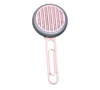 AMSLSIU Chat toilettage brosse professionnel ménage animaux perte peignes outils de marié soins des cheveux démêlage peigne fournitures pour animaux de compagnie, Rose
