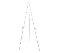 AMSLSIU Chevalet télescopique Professionnel Pliable offrant stabilité et Support Lors de présentations créatives. Support Porte-Affiches en métal, Blanc, Hauteur dépliée : 169 cm