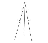 AMSLSIU Chevalet télescopique Professionnel Pliable offrant stabilité et Support Lors de présentations créatives. Support Porte-Affiches en métal, Noir, Hauteur dépliée : 169 cm