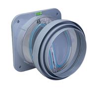 AMSLSIU Clapet anti-retour amovible pour hotte aspirante intégrée. Fonctionne en bloquant efficacement les odeurs. Conduit d'évacuation amovible pour hotte. , Gris , S