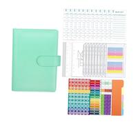 AMSLSIU Classeur de Budget avec Pochettes zippées, Agenda Pratique, Finitions soignées, idéal pour Les reçus du Quotidien, carnet de Notes, classeur, Organisateur de Budget