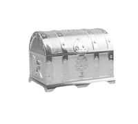 AMSLSIU Coffre au trésor de Pirate boîte de Rangement Pratique trésors Boucle Durable Semblant Jouets fête à thème faveurs Cadeau décor