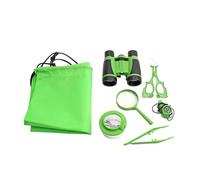 AMSLSIU Coffret de Jeux d'aventure et d'exploration de la Nature pour Enfants de 5 à 7 Ans. Jumelles et loupe pour Une Exploration en Plein air captivante.